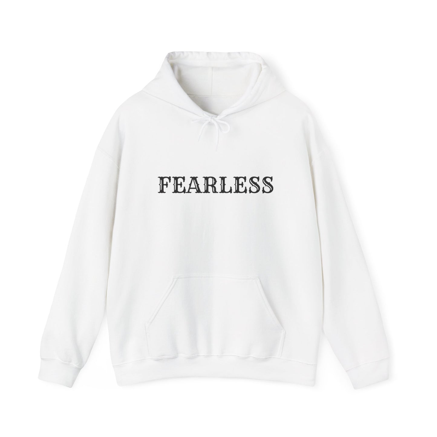 Fearless Unisex Hooded Sweatshirt, Inspirational Gift, Cozy Hoodie, Motivation Apparel, Perfect for Everyday Wear, Self-Confidence Theme
