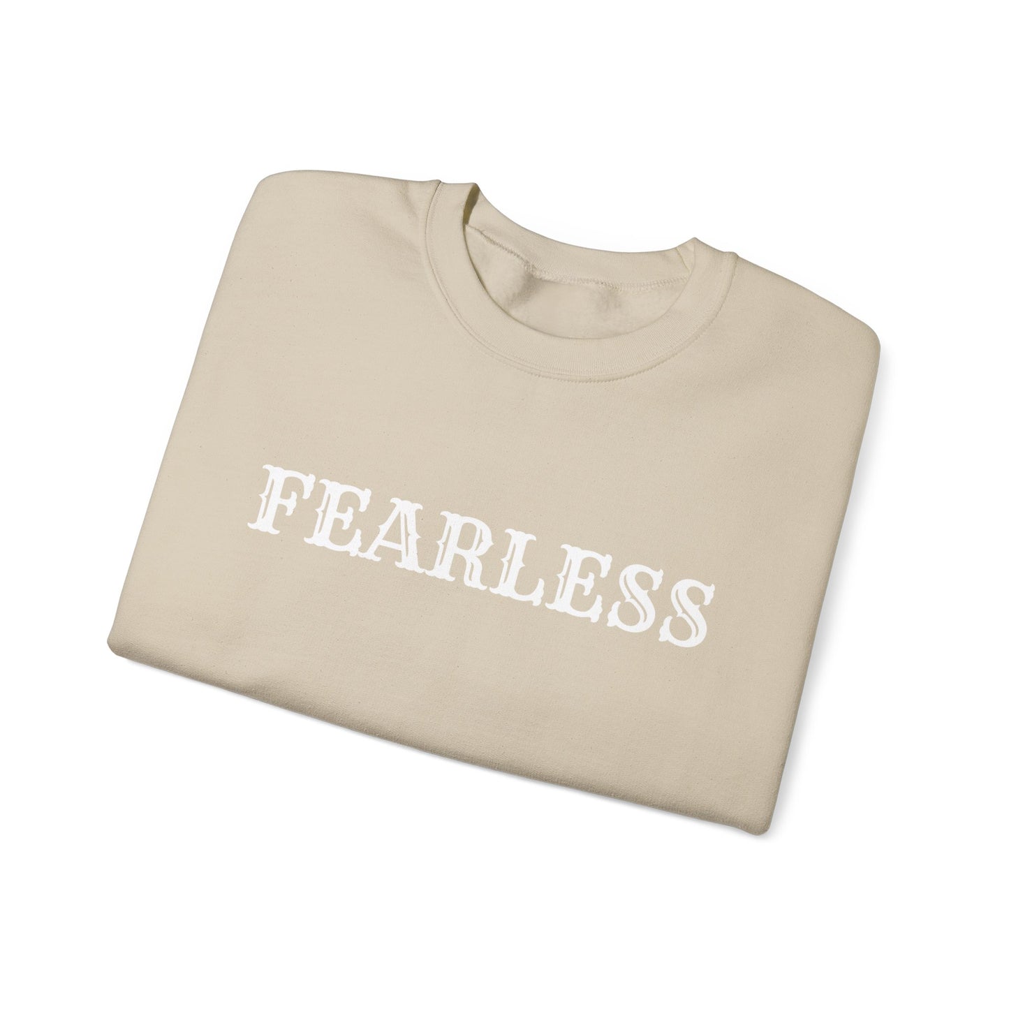 Fearless Crewneck Sweatshirt - Cozy Unisex Pullover, Motivational Gift for Her/Him, Perfect for Everyday Wear, Meaningful Style