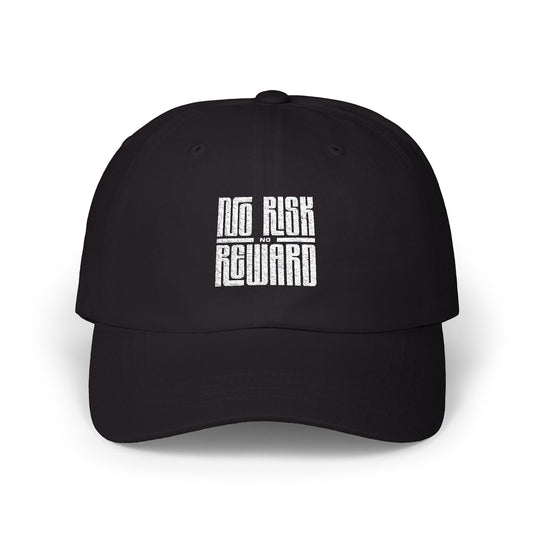 Classic Dad Cap - No Risk No Reward, Casual Hat for Dads, Gift for Father's Day, Beach Hat, Everyday Wear