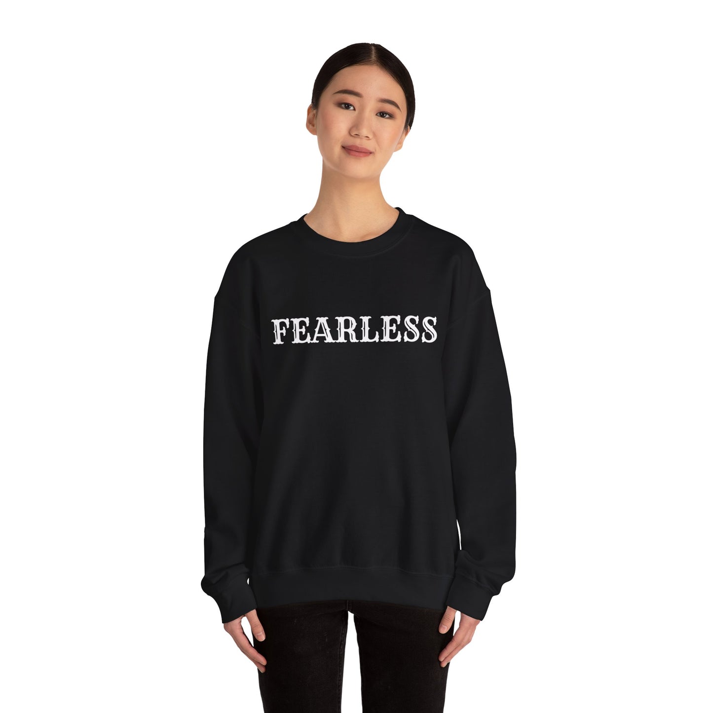 Fearless Crewneck Sweatshirt - Cozy Unisex Pullover, Motivational Gift for Her/Him, Perfect for Everyday Wear, Meaningful Style