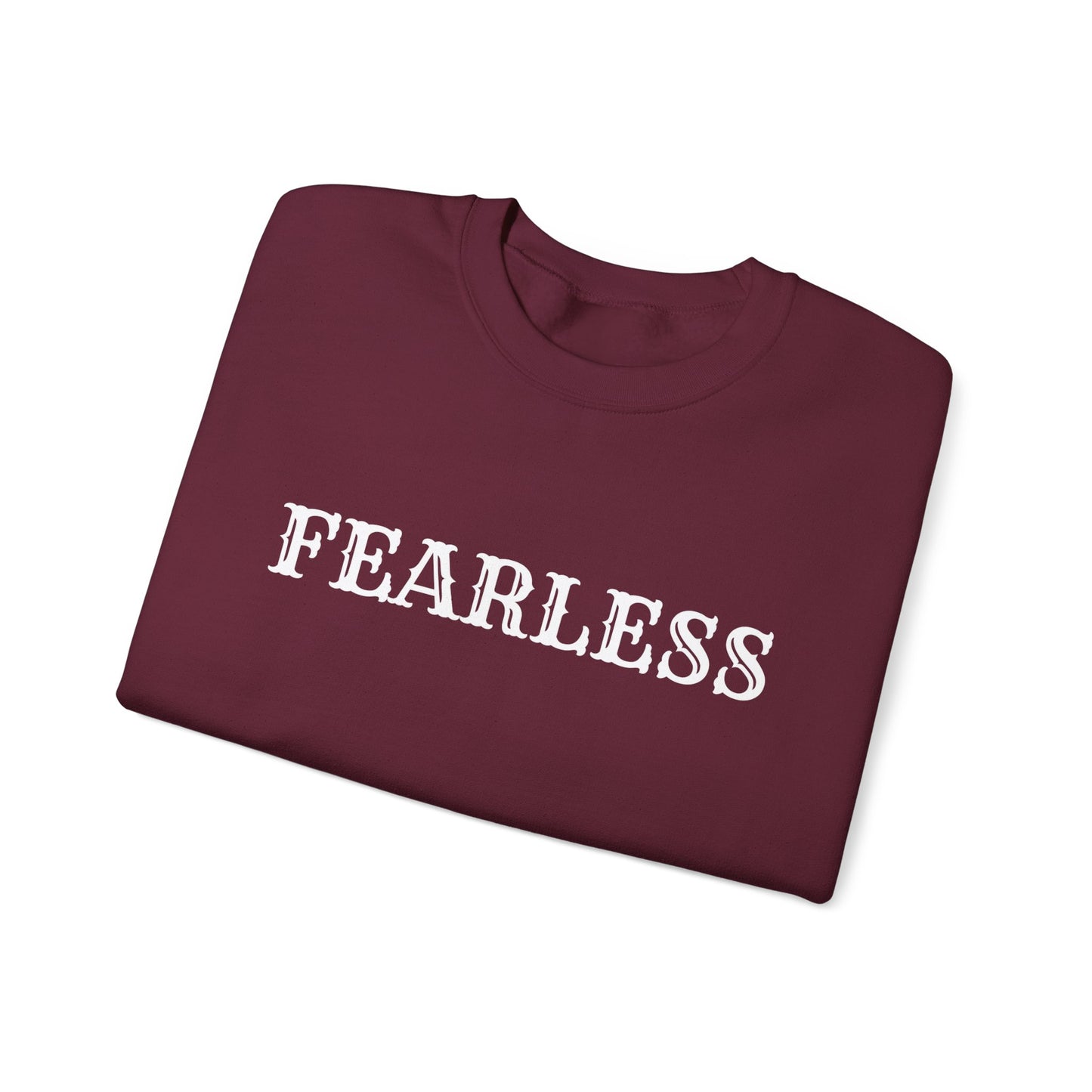 Fearless Crewneck Sweatshirt - Cozy Unisex Pullover, Motivational Gift for Her/Him, Perfect for Everyday Wear, Meaningful Style