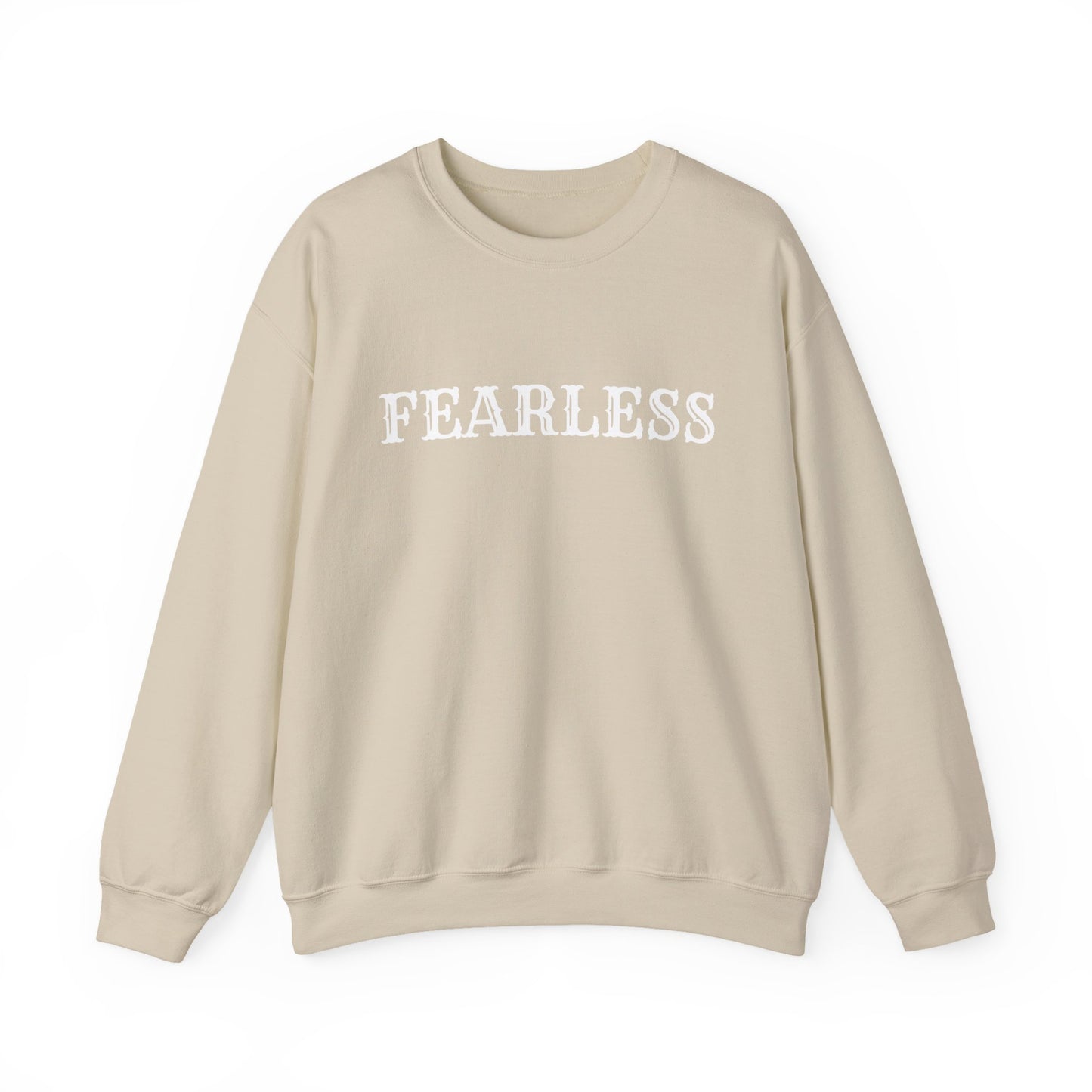 Fearless Crewneck Sweatshirt - Cozy Unisex Pullover, Motivational Gift for Her/Him, Perfect for Everyday Wear, Meaningful Style