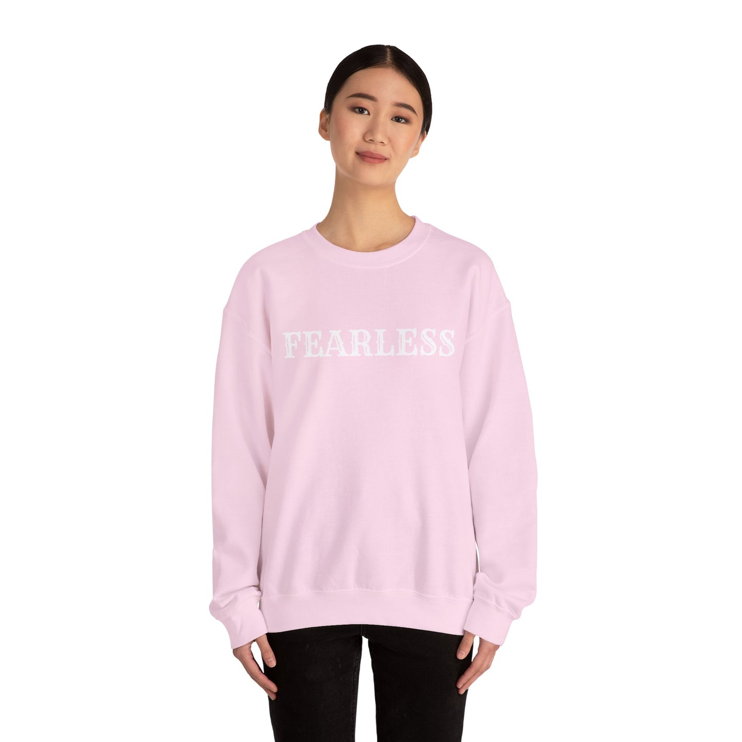 Fearless Crewneck Sweatshirt - Cozy Unisex Pullover, Motivational Gift for Her/Him, Perfect for Everyday Wear, Meaningful Style