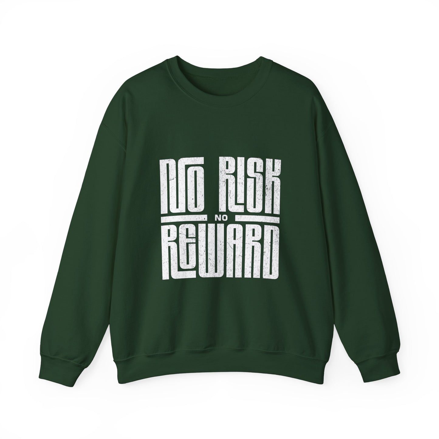 No Risk No Reward Sweatshirt, Motivational Crewneck, Unisex Gift, Cozy Apparel, Fitness Inspiration, Casual Streetwear