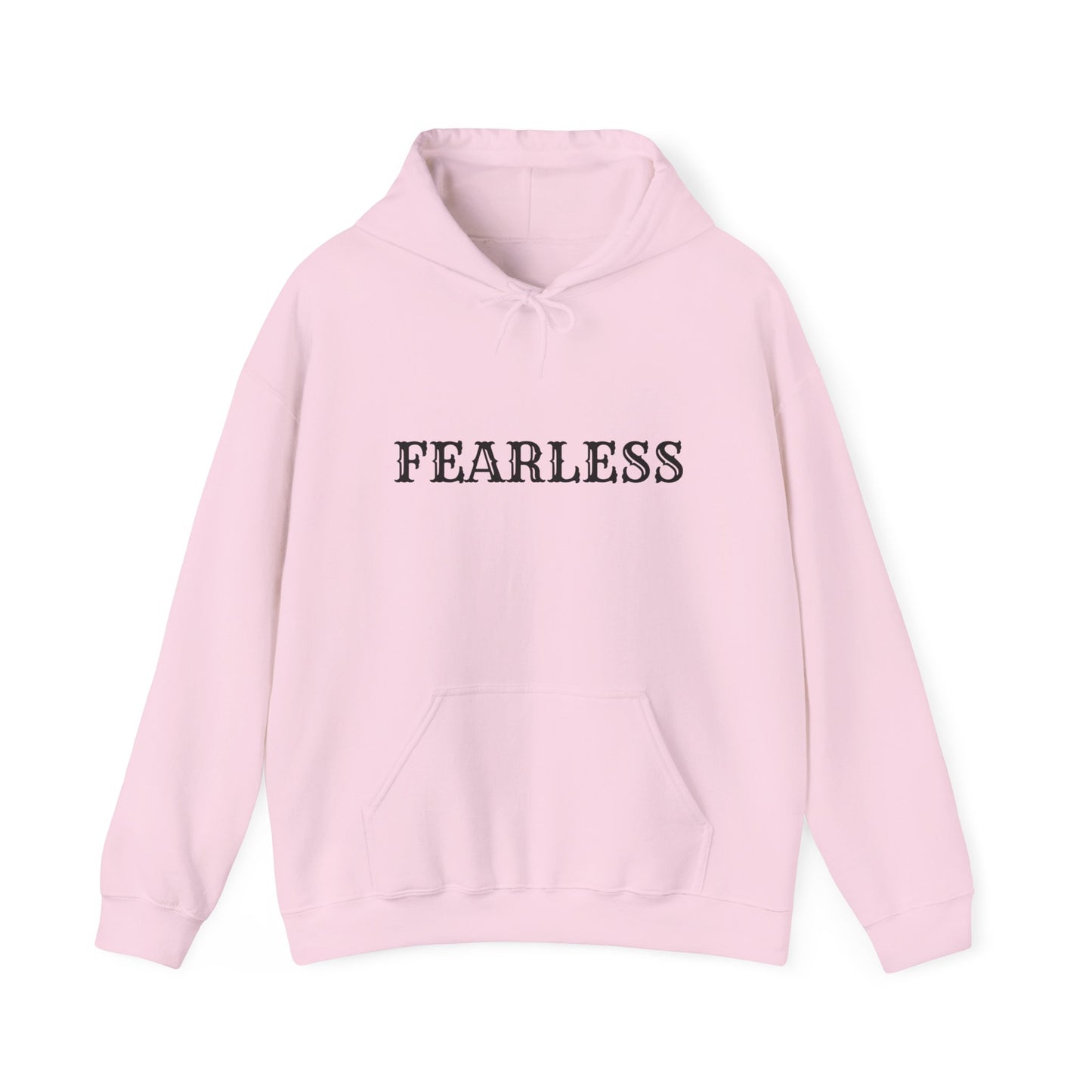 Fearless Unisex Hooded Sweatshirt, Inspirational Gift, Cozy Hoodie, Motivation Apparel, Perfect for Everyday Wear, Self-Confidence Theme