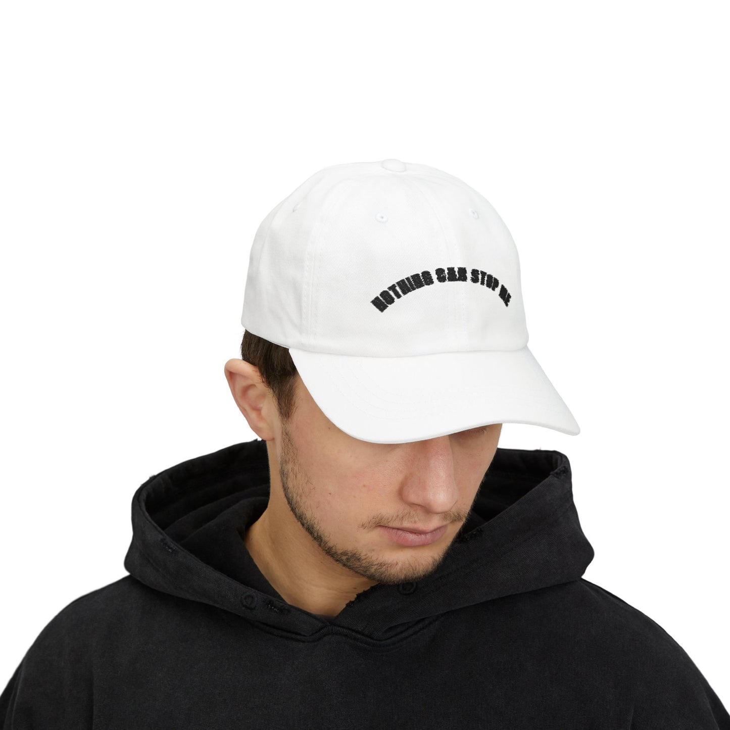 Motivational Dad Cap with 'Nothing Can Stop Me' Slogan | Casual Sport Cap, Gift for Dads, Birthday, Father's Day, Dad Life