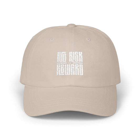 Classic Dad Cap - No Risk No Reward, Casual Hat for Dads, Gift for Father's Day, Beach Hat, Everyday Wear