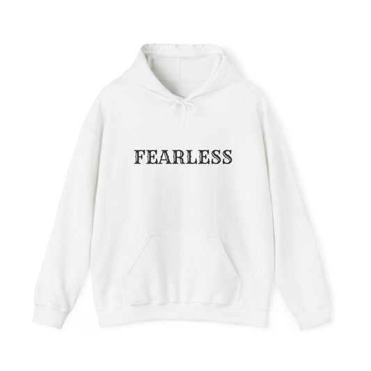 Fearless Unisex Hooded Sweatshirt, Inspirational Gift, Cozy Hoodie, Motivation Apparel, Perfect for Everyday Wear, Self-Confidence Theme