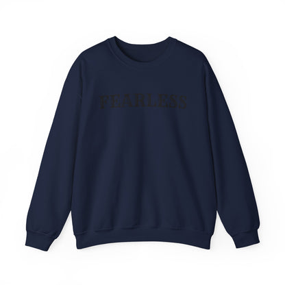 Fearless Unisex Crewneck Sweatshirt | Cozy Inspiration, Gift for Friends, Motivational Apparel, Everyday Wear, Casual Outfit
