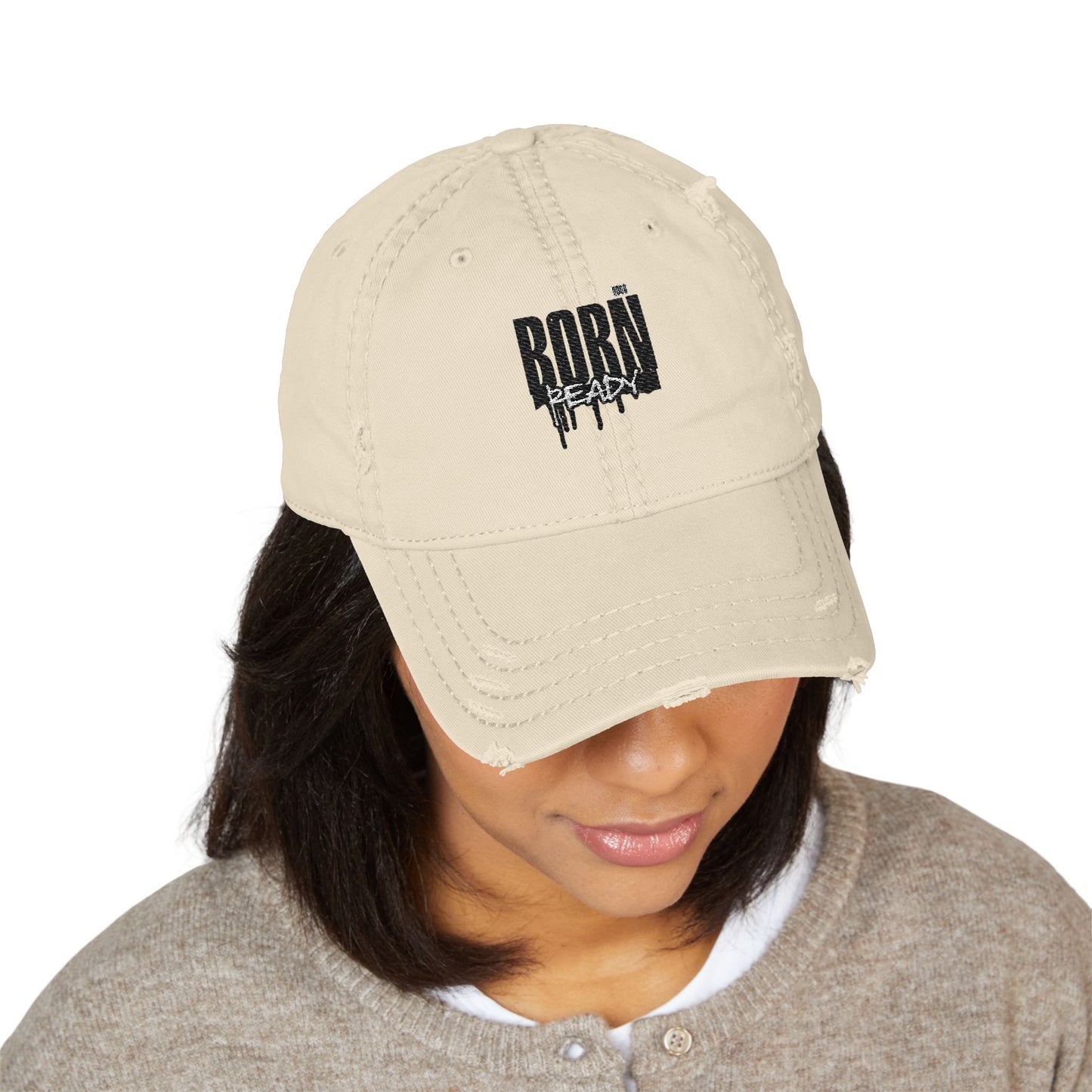 Distressed Dad Hat (Embroidery)
