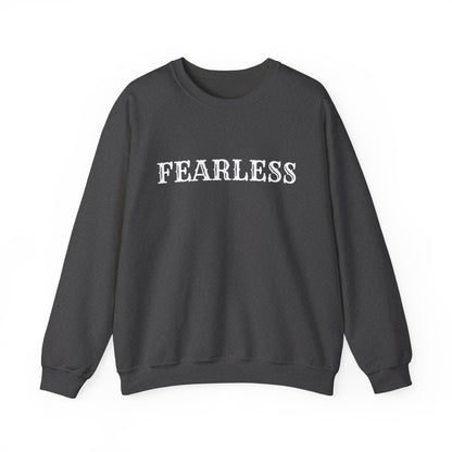 Fearless Crewneck Sweatshirt - Cozy Unisex Pullover, Motivational Gift for Her/Him, Perfect for Everyday Wear, Meaningful Style