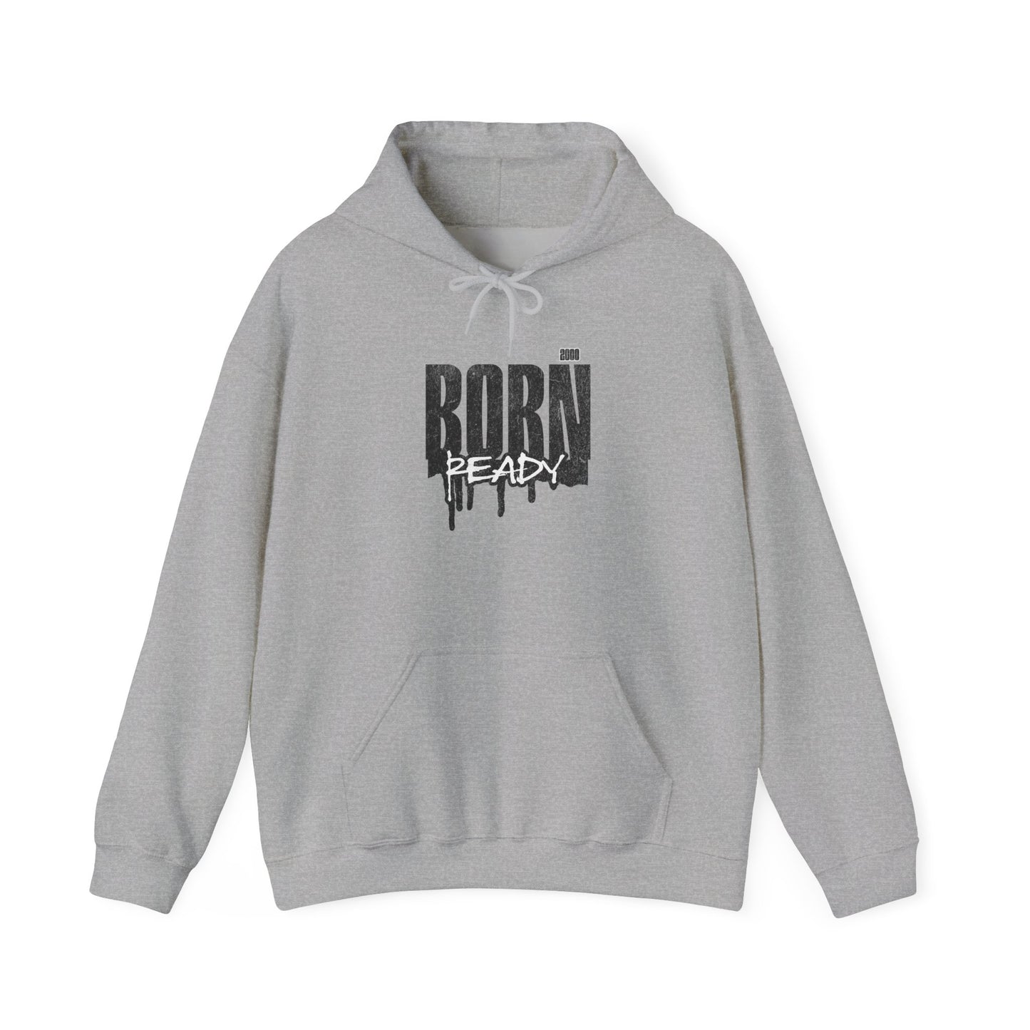 Born Ready Unisex Heavy Blend™ Hoodie - Cozy Streetwear for Motivation, Comfortable Gift, Everyday Wear, Casual Hoodie, Ideal for Relaxation