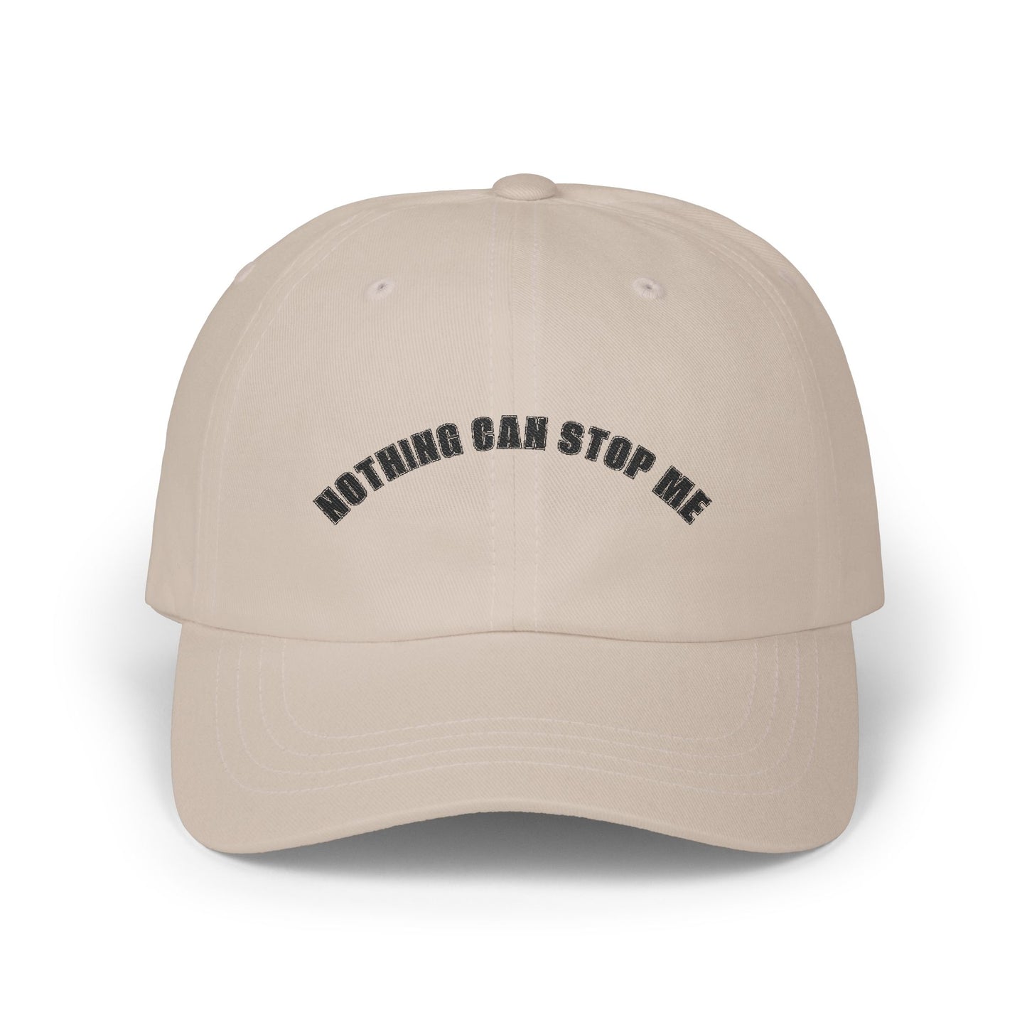 Motivational Dad Cap with 'Nothing Can Stop Me' Slogan | Casual Sport Cap, Gift for Dads, Birthday, Father's Day, Dad Life