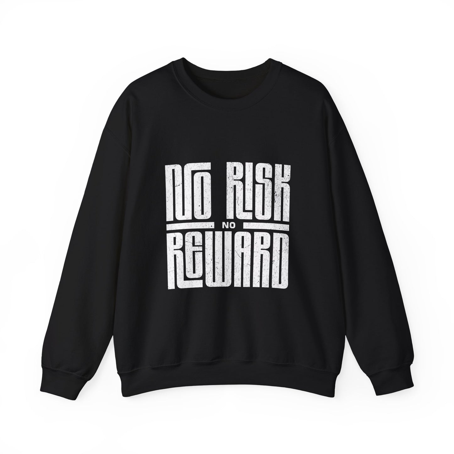 No Risk No Reward Sweatshirt, Motivational Crewneck, Unisex Gift, Cozy Apparel, Fitness Inspiration, Casual Streetwear