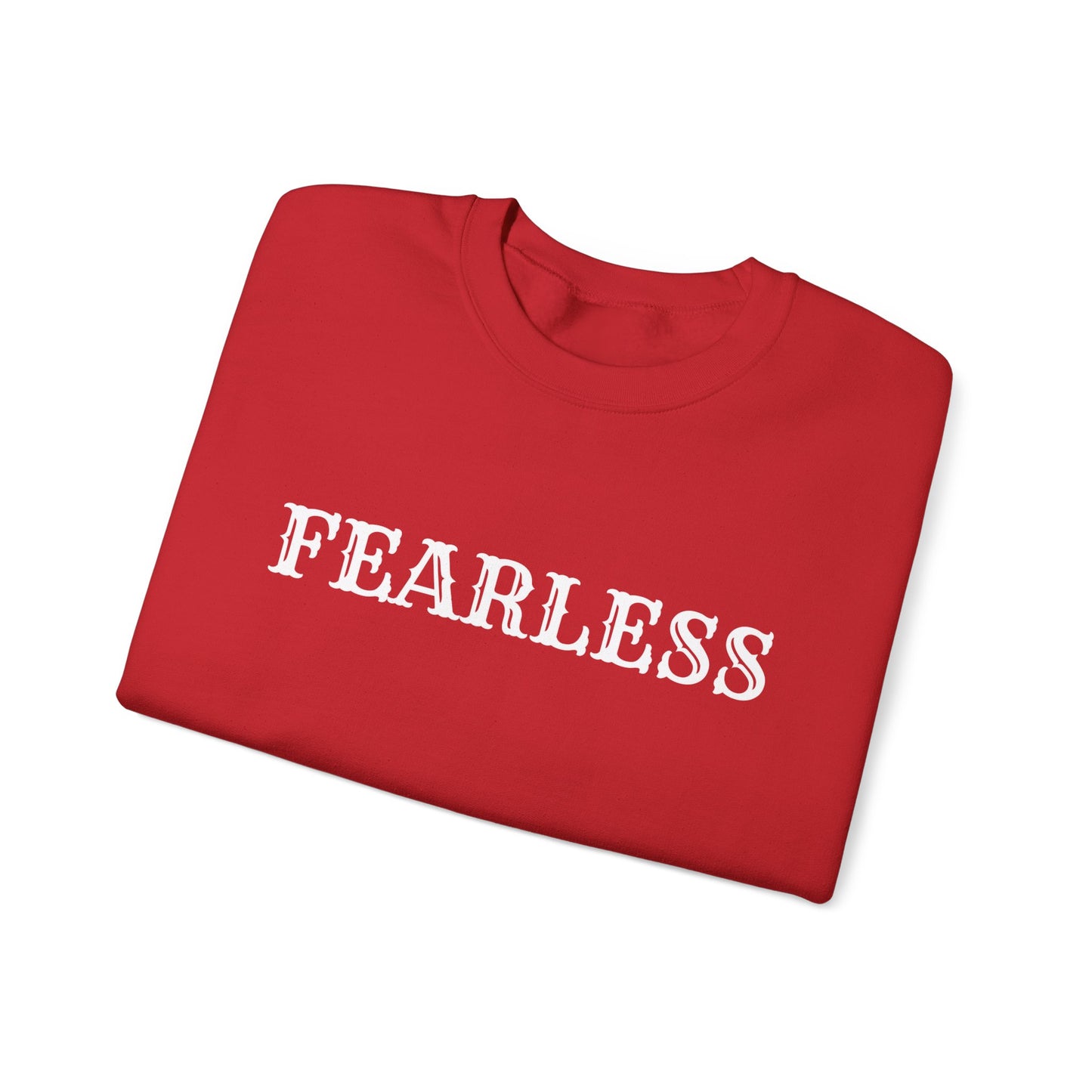 Fearless Crewneck Sweatshirt - Cozy Unisex Pullover, Motivational Gift for Her/Him, Perfect for Everyday Wear, Meaningful Style