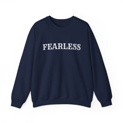 Fearless Crewneck Sweatshirt - Cozy Unisex Pullover, Motivational Gift for Her/Him, Perfect for Everyday Wear, Meaningful Style