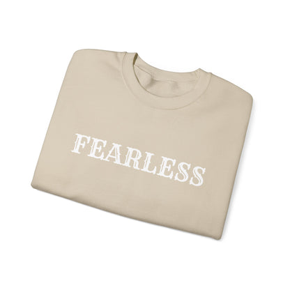 Fearless Crewneck Sweatshirt - Cozy Unisex Pullover, Motivational Gift for Her/Him, Perfect for Everyday Wear, Meaningful Style