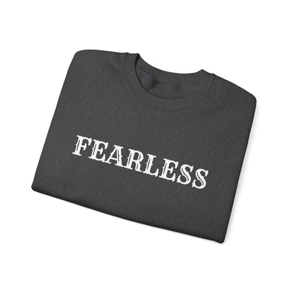 Fearless Crewneck Sweatshirt - Cozy Unisex Pullover, Motivational Gift for Her/Him, Perfect for Everyday Wear, Meaningful Style