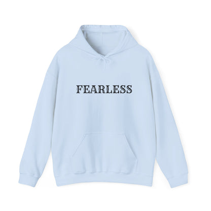 Fearless Unisex Hooded Sweatshirt, Inspirational Gift, Cozy Hoodie, Motivation Apparel, Perfect for Everyday Wear, Self-Confidence Theme