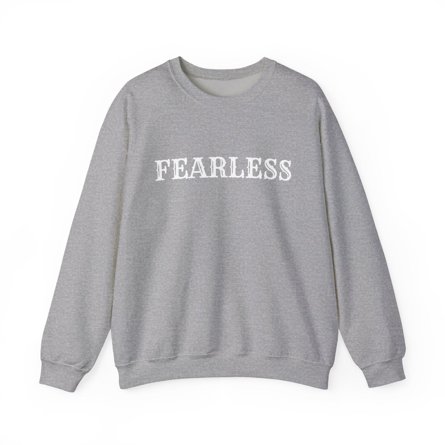 Fearless Crewneck Sweatshirt - Cozy Unisex Pullover, Motivational Gift for Her/Him, Perfect for Everyday Wear, Meaningful Style