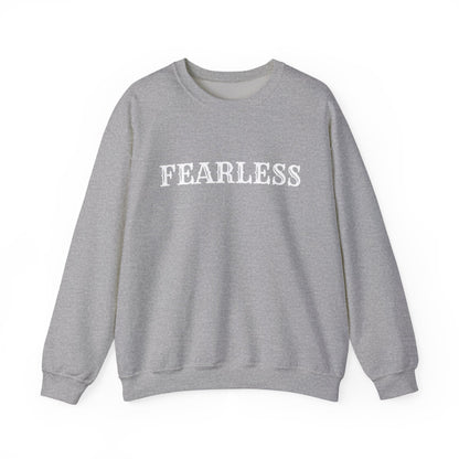 Fearless Crewneck Sweatshirt - Cozy Unisex Pullover, Motivational Gift for Her/Him, Perfect for Everyday Wear, Meaningful Style