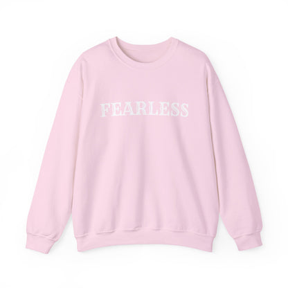 Fearless Crewneck Sweatshirt - Cozy Unisex Pullover, Motivational Gift for Her/Him, Perfect for Everyday Wear, Meaningful Style