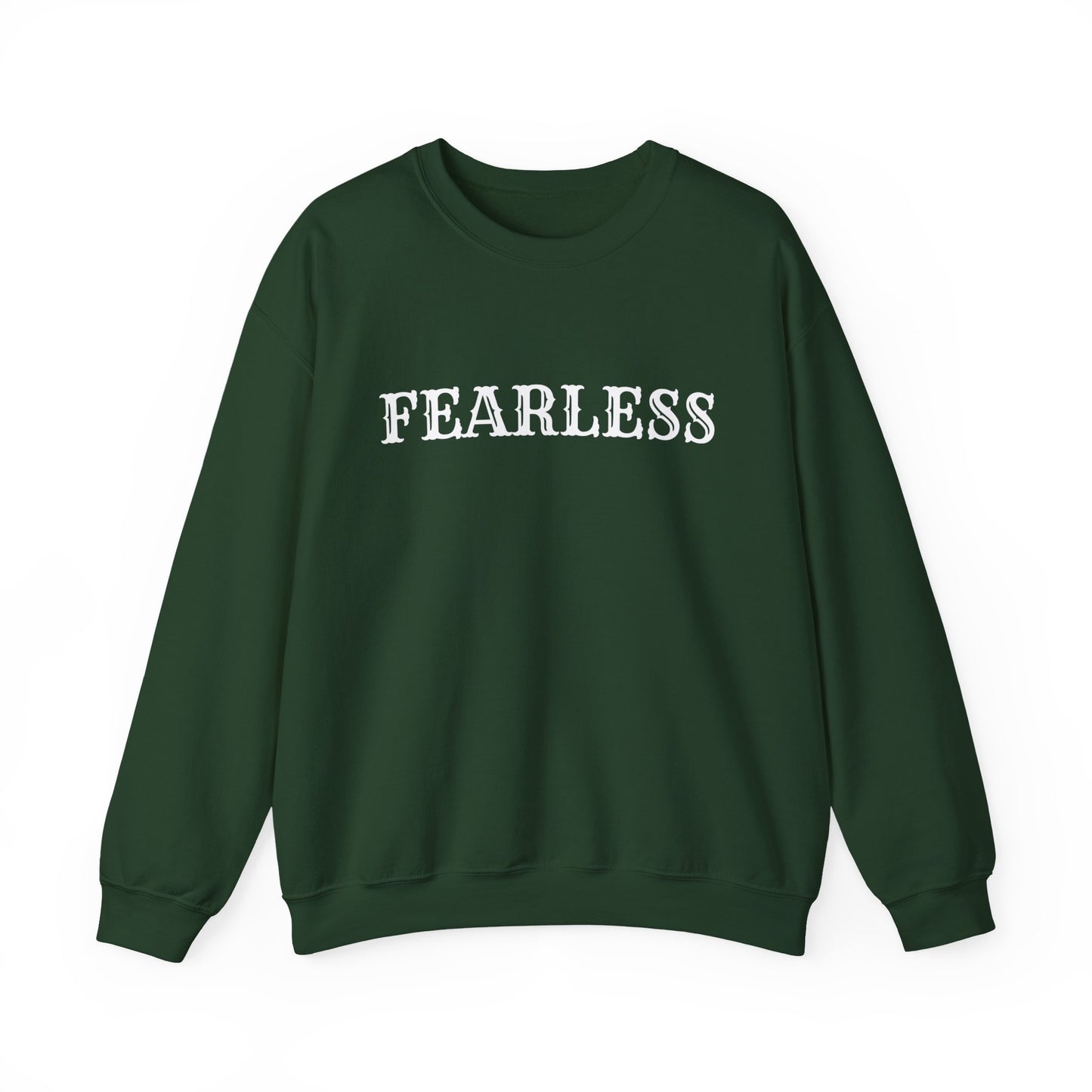 Fearless Crewneck Sweatshirt - Cozy Unisex Pullover, Motivational Gift for Her/Him, Perfect for Everyday Wear, Meaningful Style