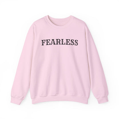 Fearless Unisex Crewneck Sweatshirt | Cozy Inspiration, Gift for Friends, Motivational Apparel, Everyday Wear, Casual Outfit