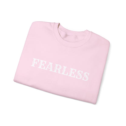 Fearless Crewneck Sweatshirt - Cozy Unisex Pullover, Motivational Gift for Her/Him, Perfect for Everyday Wear, Meaningful Style