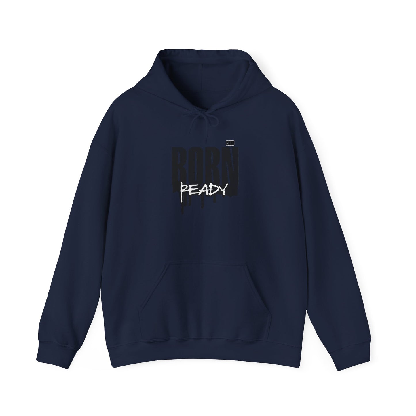 Born Ready Unisex Heavy Blend™ Hoodie - Cozy Streetwear for Motivation, Comfortable Gift, Everyday Wear, Casual Hoodie, Ideal for Relaxation
