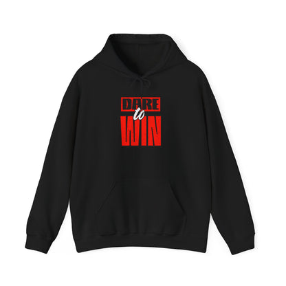 Dare to Win Hoodie - Cozy Unisex Sweatshirt, Motivational Gift, Workout Wear, Athleisure, Inspirational Apparel