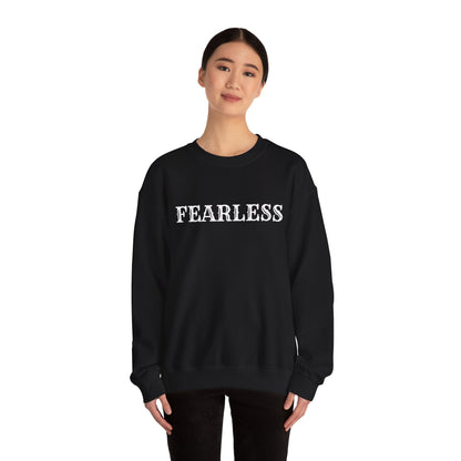 Fearless Crewneck Sweatshirt - Cozy Unisex Pullover, Motivational Gift for Her/Him, Perfect for Everyday Wear, Meaningful Style