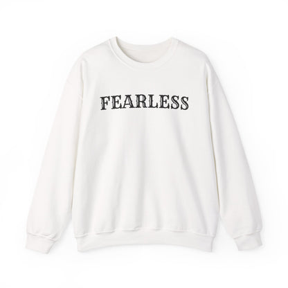 Fearless Unisex Crewneck Sweatshirt | Cozy Inspiration, Gift for Friends, Motivational Apparel, Everyday Wear, Casual Outfit