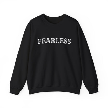 Fearless Crewneck Sweatshirt - Cozy Unisex Pullover, Motivational Gift for Her/Him, Perfect for Everyday Wear, Meaningful Style