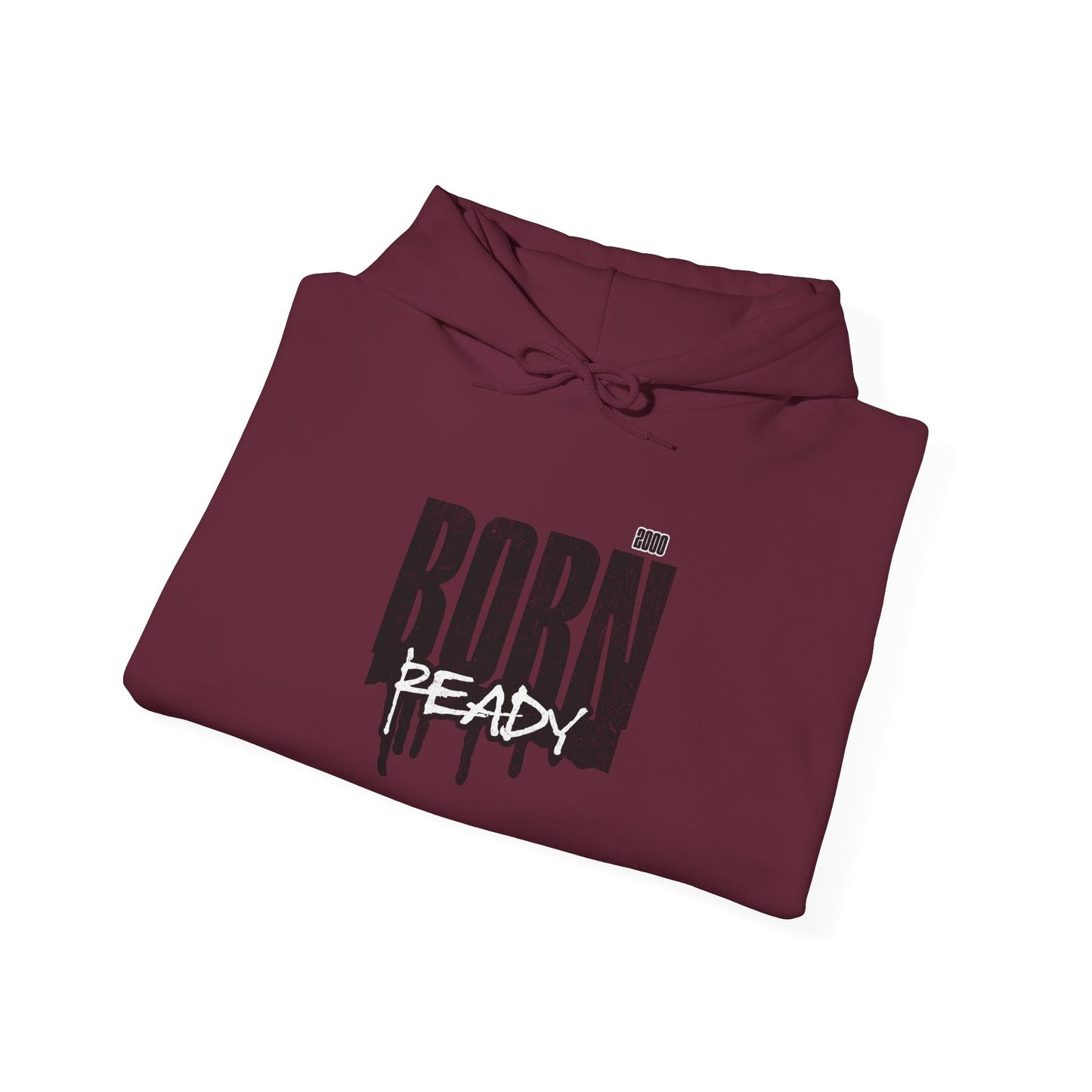 Born Ready Unisex Heavy Blend™ Hoodie - Cozy Streetwear for Motivation, Comfortable Gift, Everyday Wear, Casual Hoodie, Ideal for Relaxation