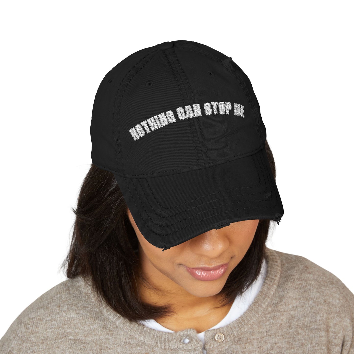 Distressed Dad Hat with Embroidered Quote | Perfect for Casual Outfits, Gifts, and Everyday Style | Unique Fashion Accessory, Vintage [...]