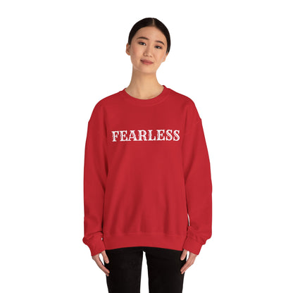 Fearless Crewneck Sweatshirt - Cozy Unisex Pullover, Motivational Gift for Her/Him, Perfect for Everyday Wear, Meaningful Style