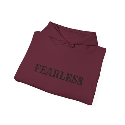 Fearless Unisex Hooded Sweatshirt, Inspirational Gift, Cozy Hoodie, Motivation Apparel, Perfect for Everyday Wear, Self-Confidence Theme