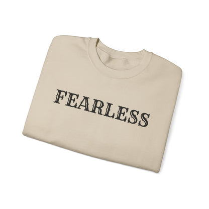 Fearless Unisex Crewneck Sweatshirt | Cozy Inspiration, Gift for Friends, Motivational Apparel, Everyday Wear, Casual Outfit