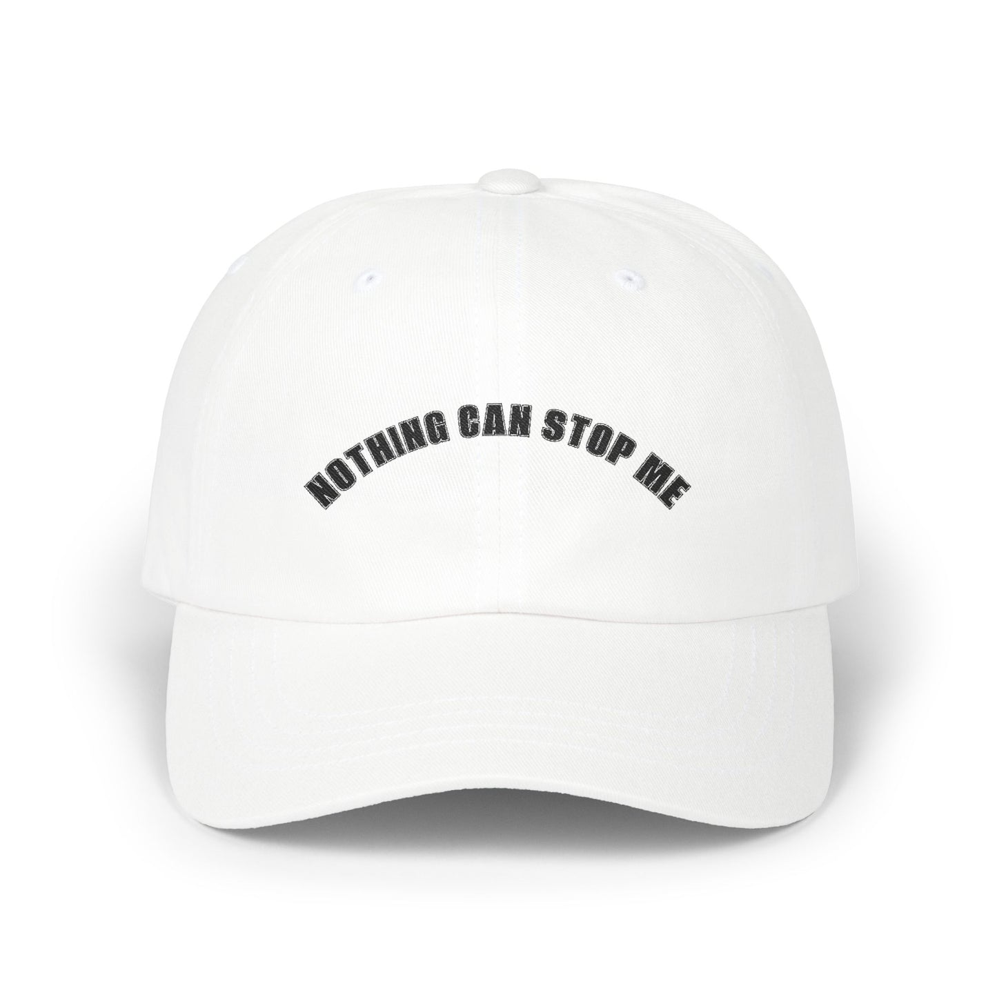 Motivational Dad Cap with 'Nothing Can Stop Me' Slogan | Casual Sport Cap, Gift for Dads, Birthday, Father's Day, Dad Life