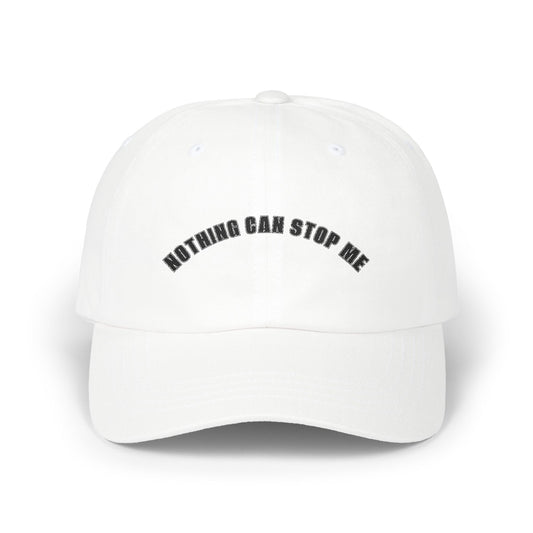 Motivational Dad Cap with 'Nothing Can Stop Me' Slogan | Casual Sport Cap, Gift for Dads, Birthday, Father's Day, Dad Life