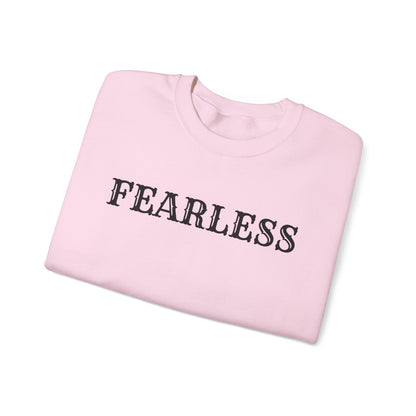 Fearless Unisex Crewneck Sweatshirt | Cozy Inspiration, Gift for Friends, Motivational Apparel, Everyday Wear, Casual Outfit