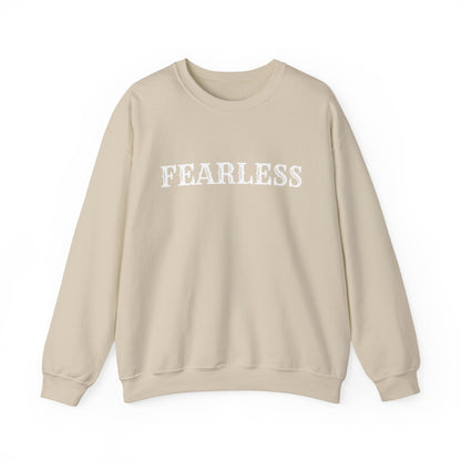 Fearless Crewneck Sweatshirt - Cozy Unisex Pullover, Motivational Gift for Her/Him, Perfect for Everyday Wear, Meaningful Style
