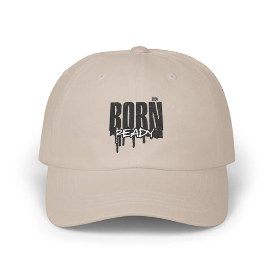 Born Ready Classic Dad Cap, Adjustable Hat for Dads, Dad Gift, Casual Everyday Wear, Birthday Gift, Father's Day Gift