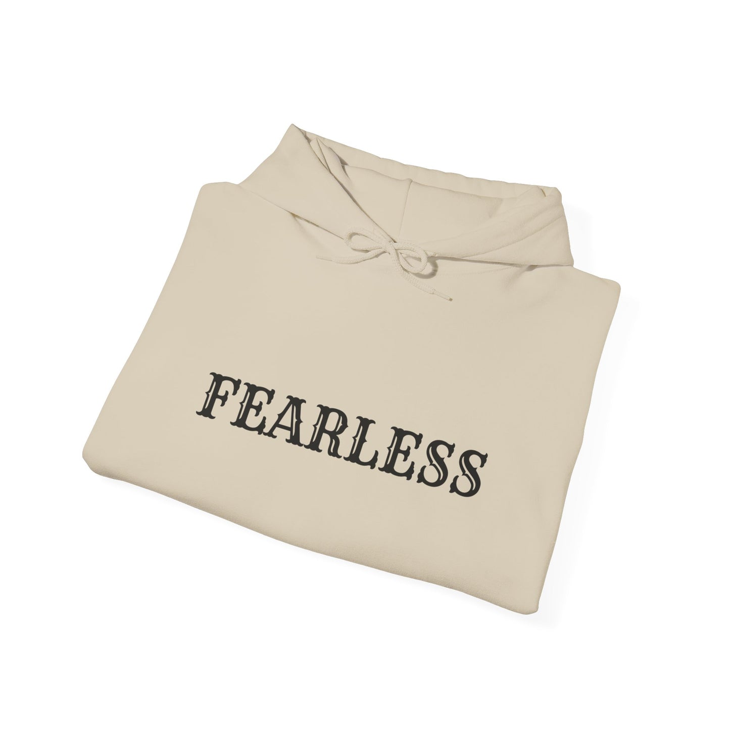 Fearless Unisex Hooded Sweatshirt, Inspirational Gift, Cozy Hoodie, Motivation Apparel, Perfect for Everyday Wear, Self-Confidence Theme
