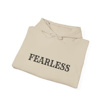 Fearless Unisex Hooded Sweatshirt, Inspirational Gift, Cozy Hoodie, Motivation Apparel, Perfect for Everyday Wear, Self-Confidence Theme