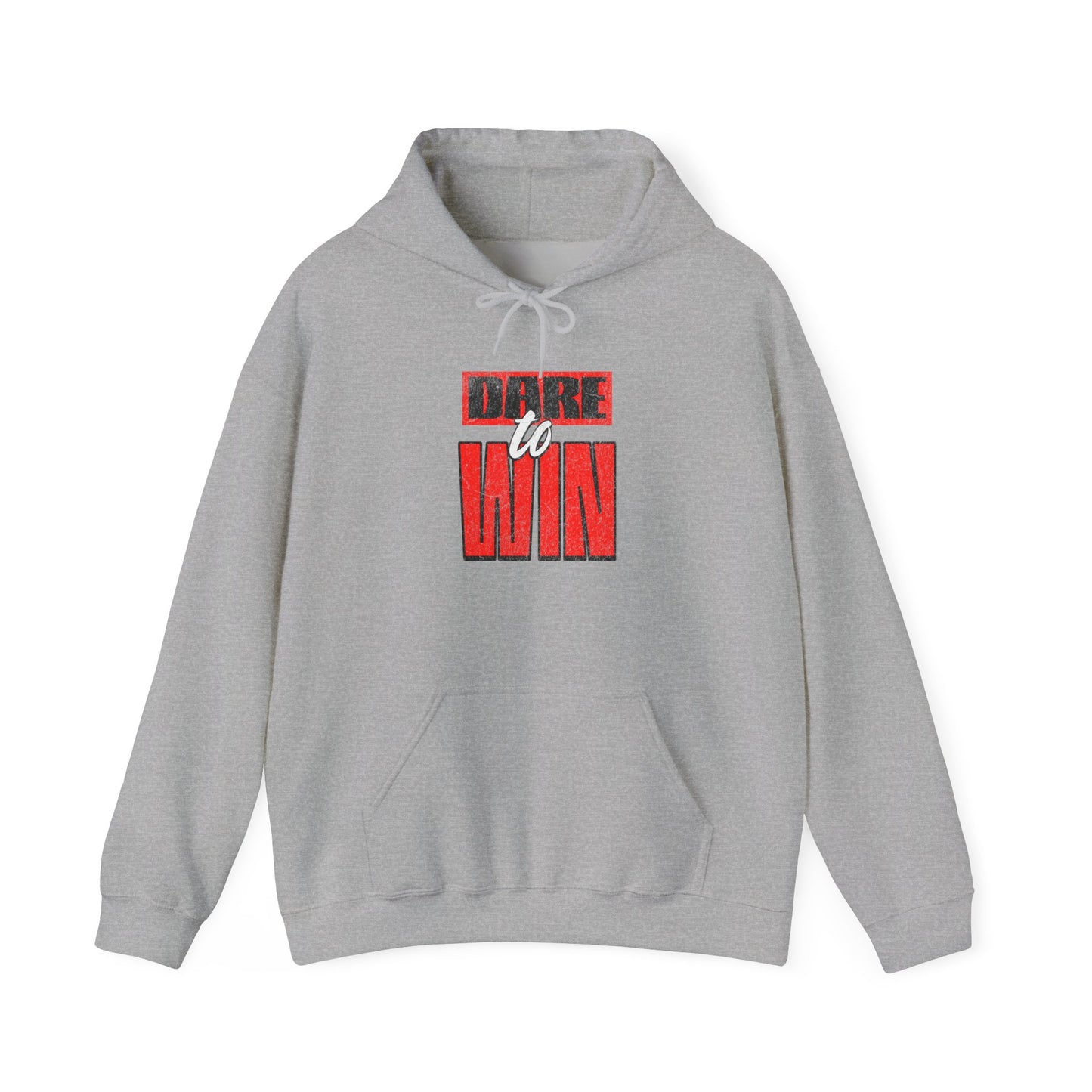Dare to Win Hoodie - Cozy Unisex Sweatshirt, Motivational Gift, Workout Wear, Athleisure, Inspirational Apparel