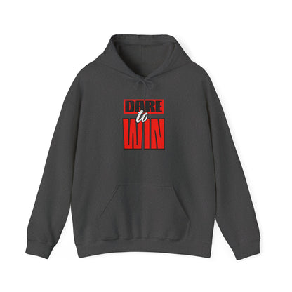 Dare to Win Hoodie - Cozy Unisex Sweatshirt, Motivational Gift, Workout Wear, Athleisure, Inspirational Apparel