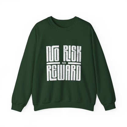 No Risk No Reward Sweatshirt, Motivational Crewneck, Unisex Gift, Cozy Apparel, Fitness Inspiration, Casual Streetwear