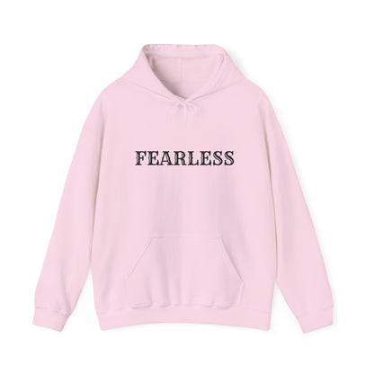 Fearless Unisex Hooded Sweatshirt, Inspirational Gift, Cozy Hoodie, Motivation Apparel, Perfect for Everyday Wear, Self-Confidence Theme